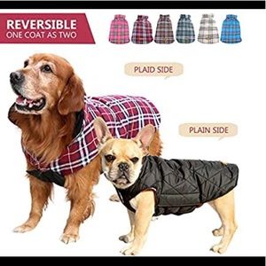 Plaid Dog Jacket NWT
